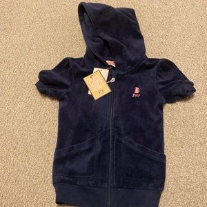 Juicy terry hoodie brand new tags size 4